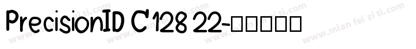 PrecisionID C128 22字体转换